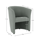 Klub fotel, zöld, CUBA