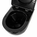 Delano fali rimless WC soft-close ülőkével fekete