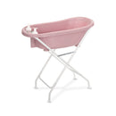 Lorelli kád leeresztő dugóval, babatartóval 88 cm + kádállvány - Nordic Pink