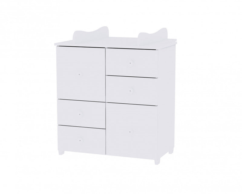 Lorelli Maxi Plus kombi ágy 70x160 + Cupboard pelenkázó komód + Exclusive szekrény - White