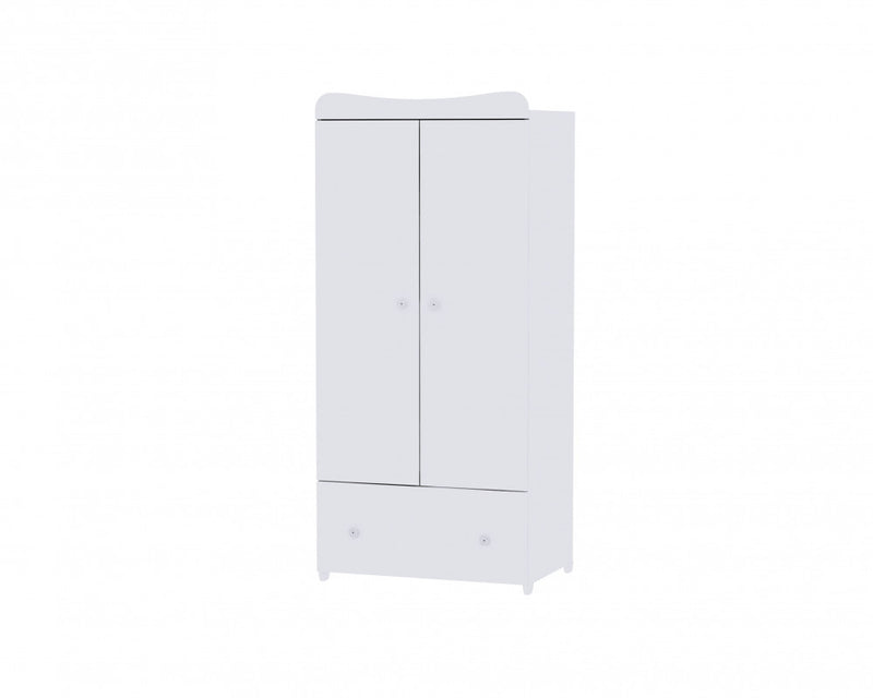 Lorelli Maxi Plus kombi ágy 70x160 + Cupboard pelenkázó komód + Exclusive szekrény - White
