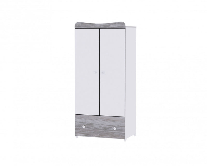 Lorelli Maxi Plus kombi ágy 70x160 + Exclusive szekrény - White & Artwood