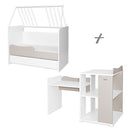 Lorelli Multi kombi ágy + ágyneműtartó - White / Amber