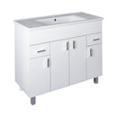 VivaStyle EKONOMIK PLUS 100 lábon álló fürdőszobabútor Sanovit SOFT 13100 mosdóval - 101 x 45,5 cm