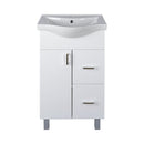 Viva STYLE Bianka 55 lábon álló fürdőszobabútor 2 fiókos Sanovit ALBATROS 10055 mosdókagyló 55x45 cm