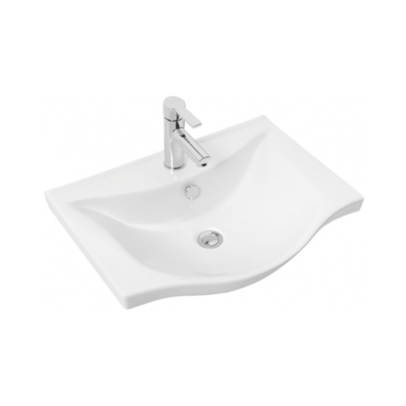 Viva STYLE Bianka 55 lábon álló fürdőszobabútor 2 fiókos Sanovit ALBATROS 10055 mosdókagyló 55x45 cm