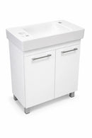 VivaStyle PANEL- KMT 60 lábon álló fürdőszobabútor CeraStyle SHARP -JOBB CSAPLYUKAS mosdóval 60x30cm