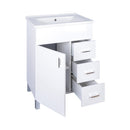 VivaStyle KARINA 65 lábon álló fürdőszobabútor 3 fiókos Sanovit ATRIA 9065 mosdóval 65 x 45,5 cm