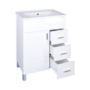 VivaStyle KARINA 65 lábon álló fürdőszobabútor 3 fiókos Sanovit ATRIA 9065 mosdóval 65 x 45,5 cm
