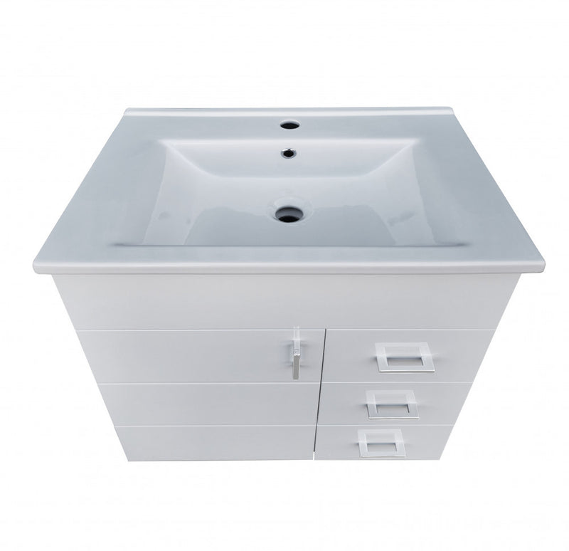 Viva STYLE Karina 65 lábon álló fürdőszobabútor 3 fiókos Sanovit ATRIA 9065 mosdóval 65 x 45,5 cm