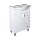 VivaStyle BIANKA 65 lábon álló fürdőszobabútor 3 fiókos Sanovit ALBATROS10065 mosdóval 64,5x46,5cm
