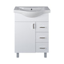 VivaStyle BIANKA 65 lábon álló fürdőszobabútor 3 fiókos Sanovit ALBATROS10065 mosdóval 64,5x46,5cm