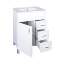 Viva STYLE Karina 85 lábon álló fürdőszobabútor 3 fiókos Sanovit ATRIA 9085 mosdóval 85 x 45,5 cm