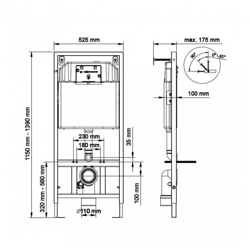 Delos Chrome falba építhető WC tartály szett