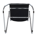 Tárgyolószék, fekete háló, DERYA NEW