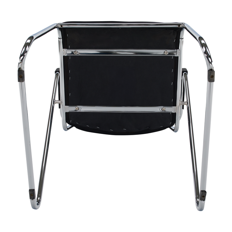 Tárgyolószék, fekete háló, DERYA NEW