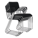 Tárgyolószék, fekete háló, DERYA NEW