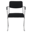 Tárgyolószék, fekete háló, DERYA NEW