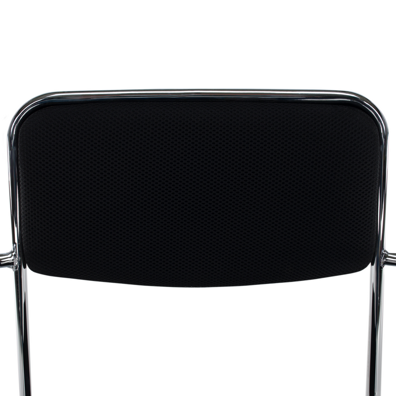 Tárgyolószék, fekete háló, DERYA NEW