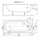 Dida 70x160 egyenes kád