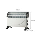 Kolumbo elektromos fűtőtest 600W / 900W / 1500W