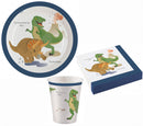 Dinoszaurusz Happy party szett 36 db-os 23 cm-es tányérral, J-DPA001193