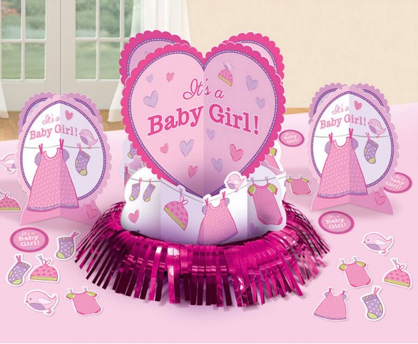 Baby Girl asztali dekoráció szett, J-DPA281489