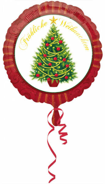 Karácsonyi fólia lufi 43 cm, J-DPA3286501