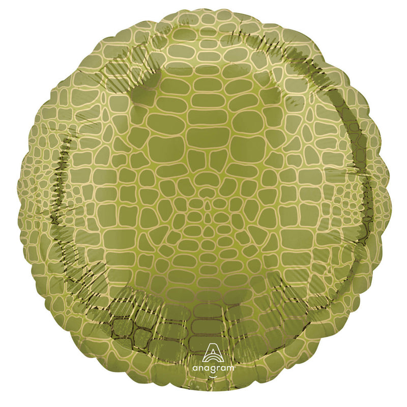 Aligátor mintás fólia lufi 43 cm, J-DPA4280001