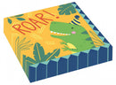 Dinoszaurusz Dino-Mate szalvéta 16 db-os 33x33 cm, J-DPA512270