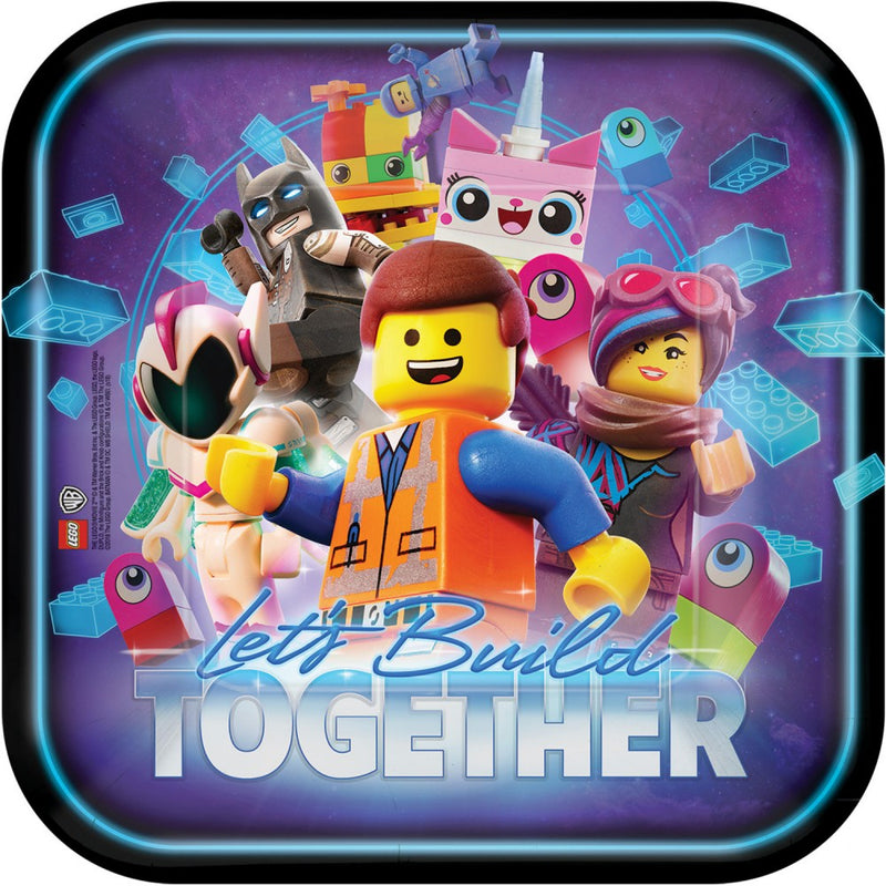 Lego kaland Movie papírtányér 8 db-os 23 cm, J-DPA551711