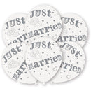 Esküvő Ring léggömb, lufi 6 db-os 11 inch (27,5 cm), J-DPA9901027