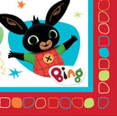 Bing Red szalvéta 16 db-os 33x33 cm, J-DPA9901517