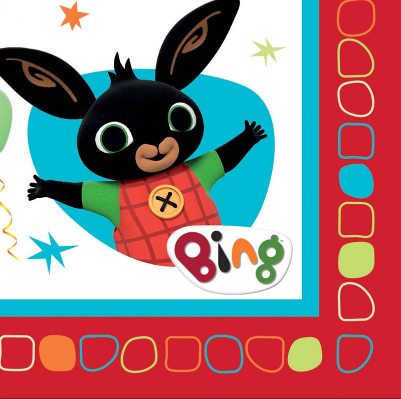 Bing Red szalvéta 16 db-os 33x33 cm, J-DPA9901517