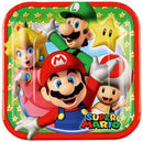 Super Mario Mushroom World papírtányér 8 db-os 18 cm, J-DPA990153666
