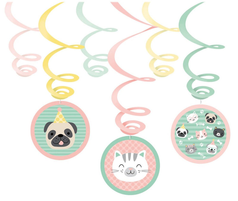 Háziállatok Hello Pets Szalag dekoráció 6 db-os szett, J-DPA9906548