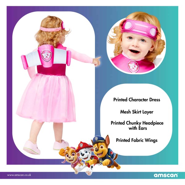 Mancs Őrjárat, Skye jelmez 2-3 év, J-DPA9909104