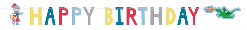Lovag Protect Happy Birthday felirat 160 cm, J-DPA9909868