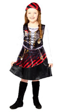 Pirate Girl, Kalózlány jelmez 4-6 év, J-DPA9910101