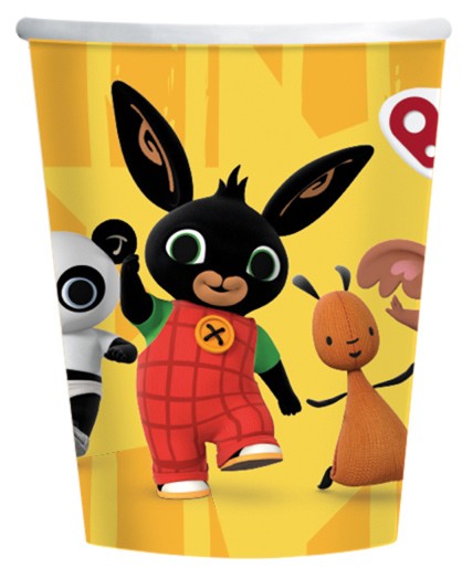 Bing Yellow papír pohár 8 db-os 250 ml, J-DPA991188466