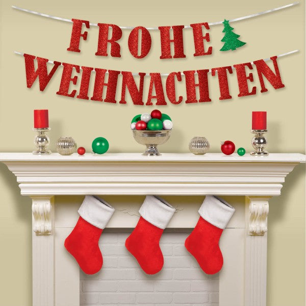 Frohe Weihnachten papír felirat 365 cm, J-DPA9912592