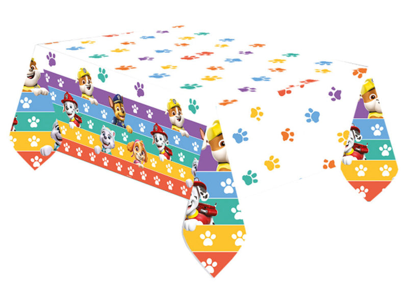 Mancs Őrjárat Color Paws papír asztalterítő 120x180 cm, J-DPA9914239