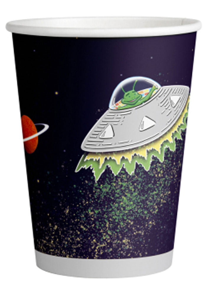 Űr Space papír pohár 8 db-os 250 ml, J-DPA9914666