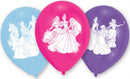 Disney Hercegnők Dance léggömb, lufi 6 db-os 9 inch (22,8 cm), J-DPA999226