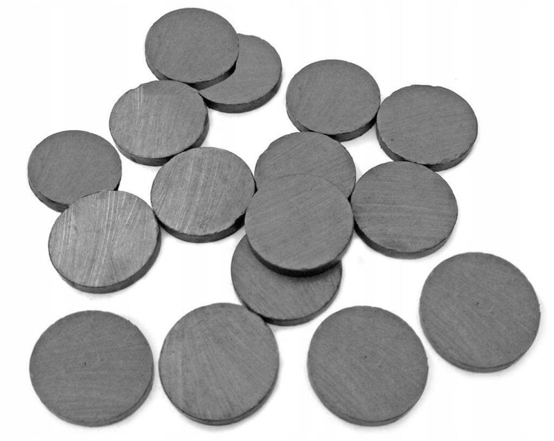 Mágnes, kerek, 16x3 mm, 16 db-os, korongok