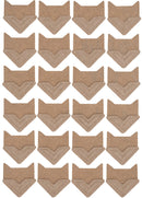 Fotósarok, öntapadós, 2x2cm-es, 48 db-os, barna