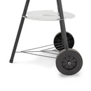 Faszenes kerti gömb grillsütő kerekes