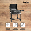 Multifunkciós faszenes kerti grillsütő