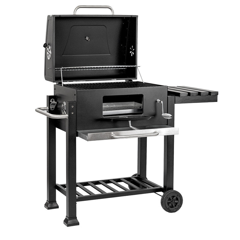 Multifunkciós faszenes kerti grillsütő