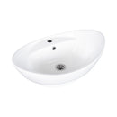Eros GONDOLA - PULTRA ültethető - Top Counter - porcelán mosdó - 59 x 39 x 21 cm